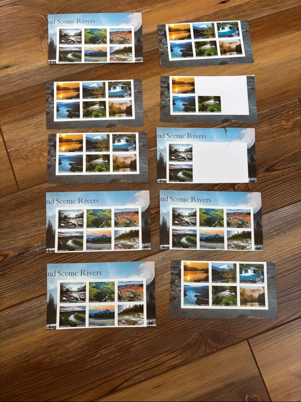 USPS Forever Stamps— Scenic Rivers 53 total stamps